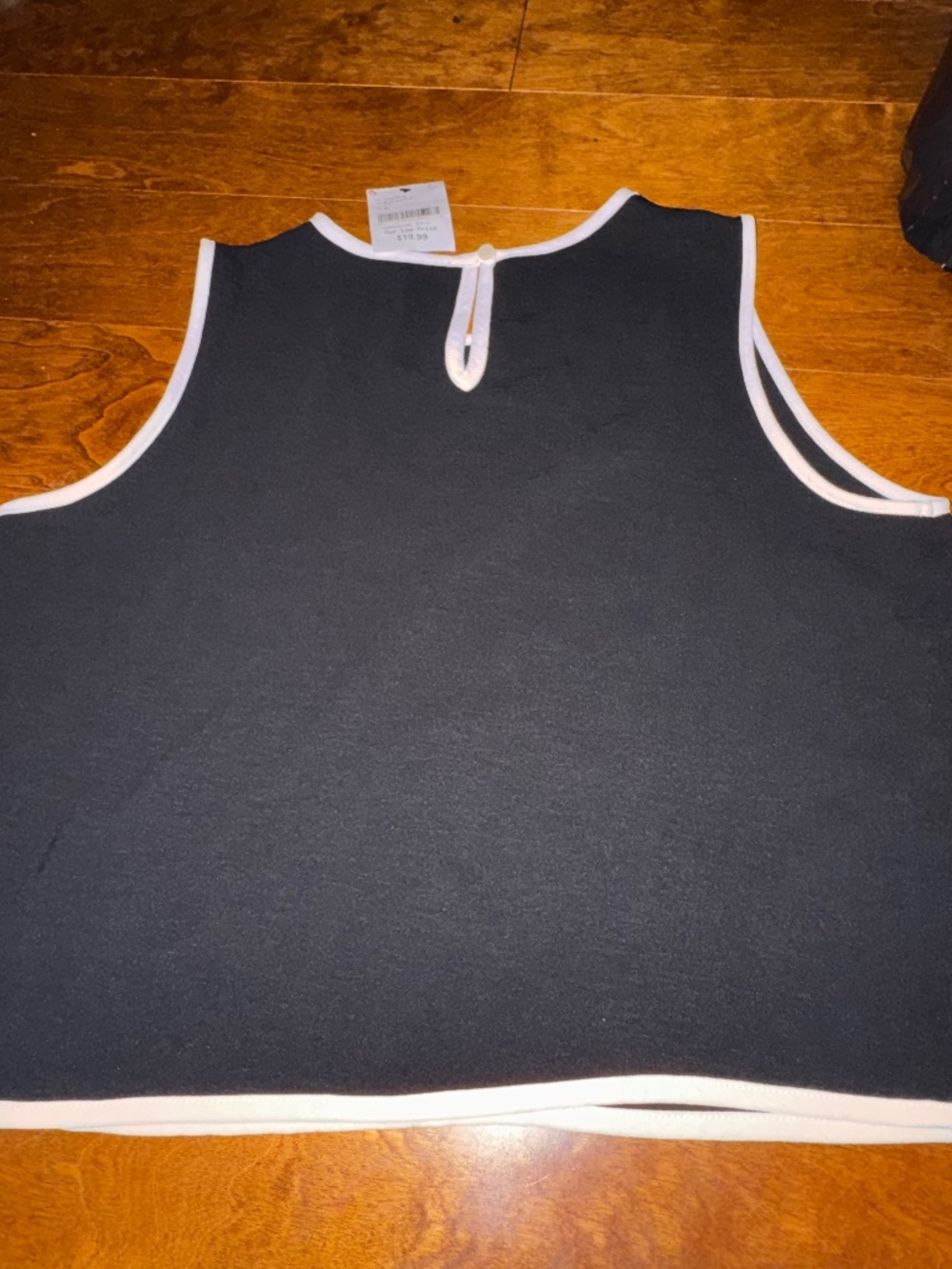 Sleeveless shirt faith and joy